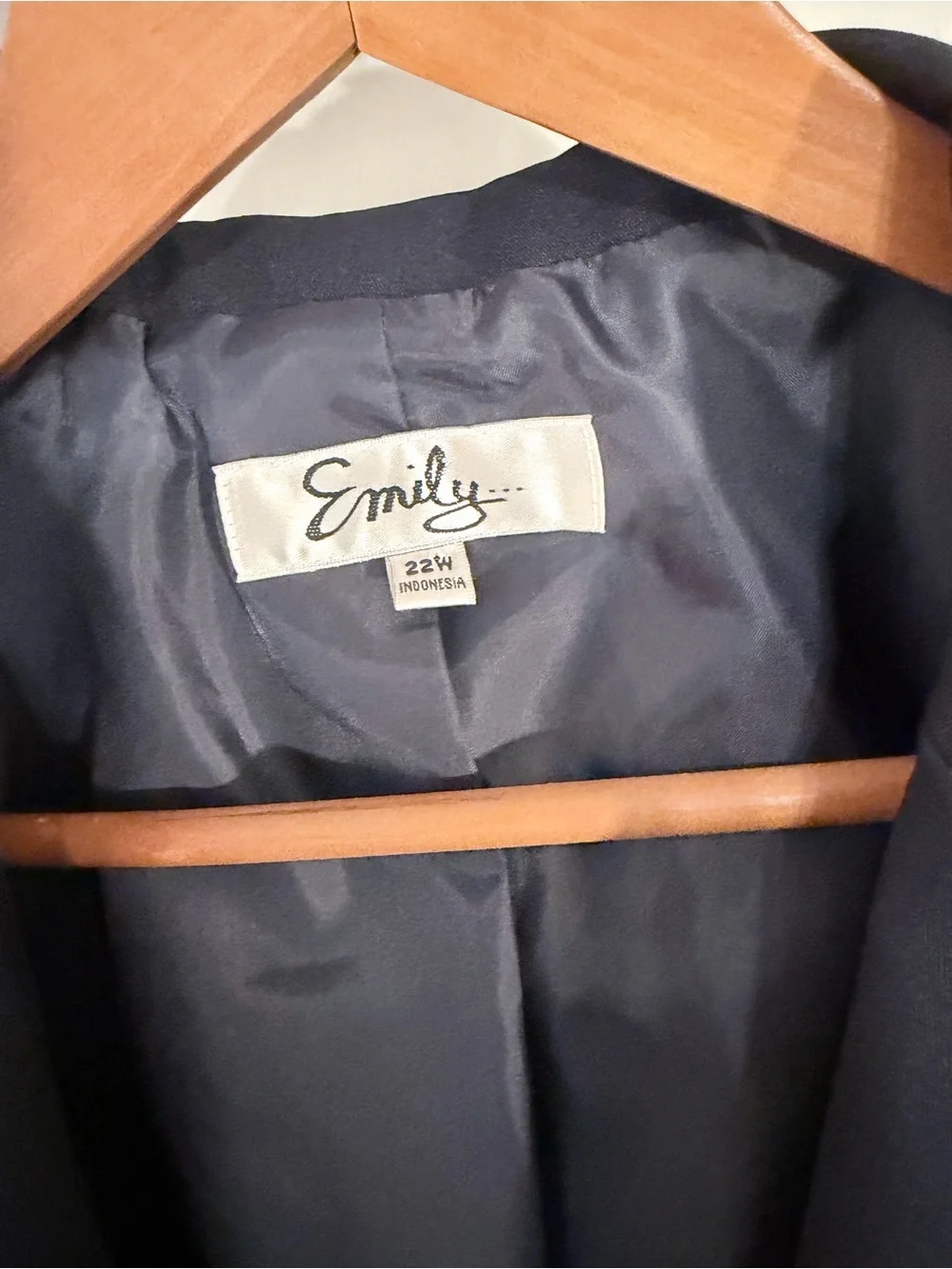 Emily…Navy Military-Detail Single-Breasted Blazer - Picture 3 of 6